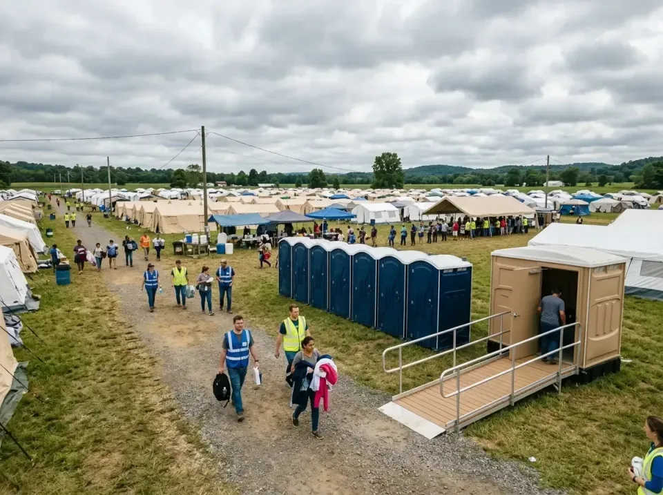 disaster-relief-camp-restrooms-010 — frequently asked questions, Dumpster & Portable Bathrooms Rental in Huntington, IN